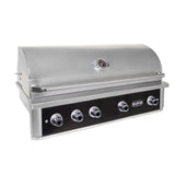 Wildfire Ranch PRO 42-Inch Black 304 SS Propane Gas Grill - WF-PRO42G-RH-LP side