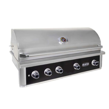 Wildfire Ranch PRO 42-Inch Black 304 SS Propane Gas Grill - WF-PRO42G-RH-LP side