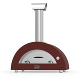 Alfa Allegro 39-Inch Outdoor Countertop Wood-Fired Pizza Oven - Antique Red - FXALLE-LROA-T