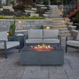 Lakeview Elysian 42-Inch Rectangle Natural Gas Fire Table - Weathered Slate (Ships as Propane w/ Conversion Kit) - SC-C9811NG-WSLT