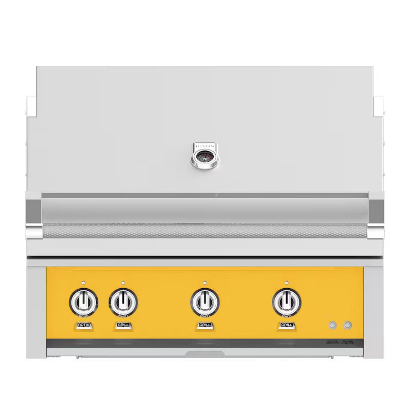 Hestan 36-Inch Built-In Natural Gas Grill W/ Rotisserie - Sol - GABR36-NG-YW (1)