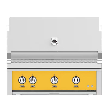 Hestan 36-Inch Built-In Natural Gas Grill W/ Rotisserie - Sol - GABR36-NG-YW (1)