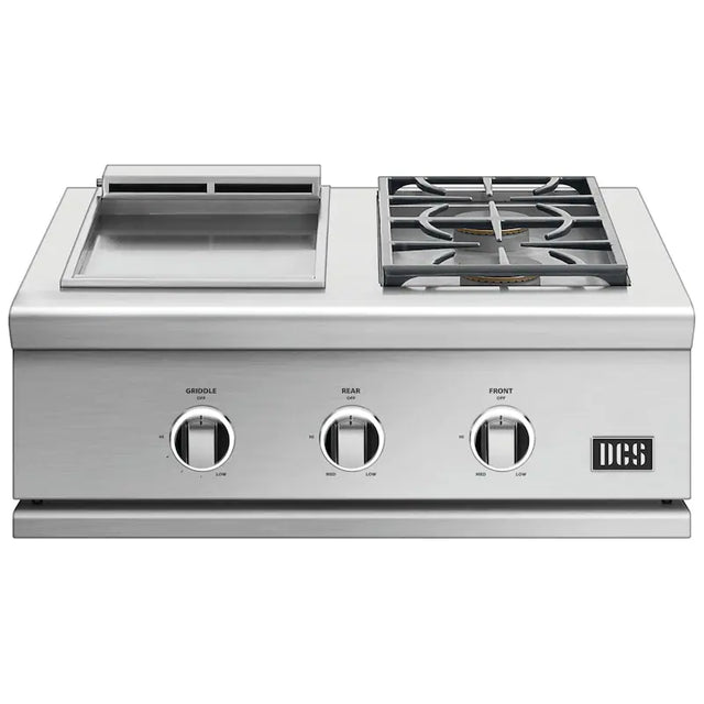 DCS Series 9 30-Inch Propane Double Side Burner with Griddle - GDSBE1-302-L