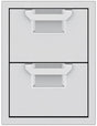 Aspire By Hestan 16-Inch Double Storage Drawers - Steeletto - AEDR16-SS