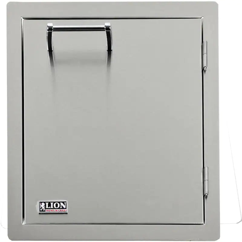 Lion 17-Inch Access Door With Towel Rack - Vertical