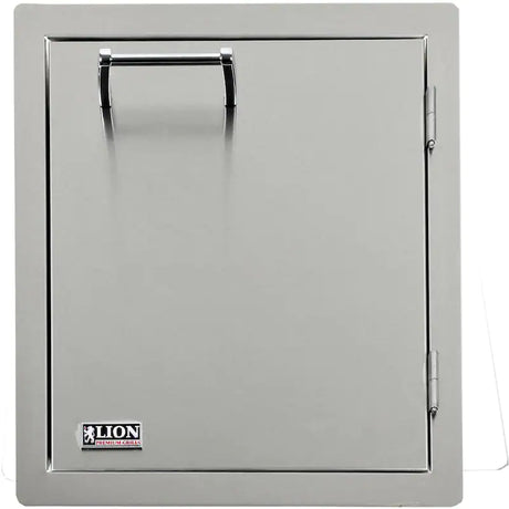 Lion 17-Inch Access Door With Towel Rack - Vertical