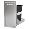 Artisan 15-Inch Soft-Close Roll-Out Trash Center - ARTP-TC-15SC
