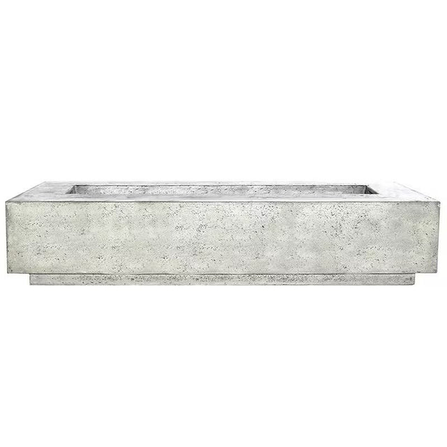 Lakeview Cascata Bay 6 90-Inch Natural Gas Rectangular Fire Pit Table - Natural - SCPH-415-3NG (1)