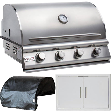 Blaze Prelude LBM 3-Piece 32-Inch Propane Outdoor Kitchen Package - BLZ-4LBM-LP-3PC-SC (1)