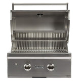 Coyote Ready-To-Assemble 5 Ft Outdoor Kitchen Island With 28-Inch C-Series Natural Gas Grill (Ships As Propane With Conversion Fittings) - Weathered Wood/Brown Terra - RTAC-G5-WB-C1C28NG
