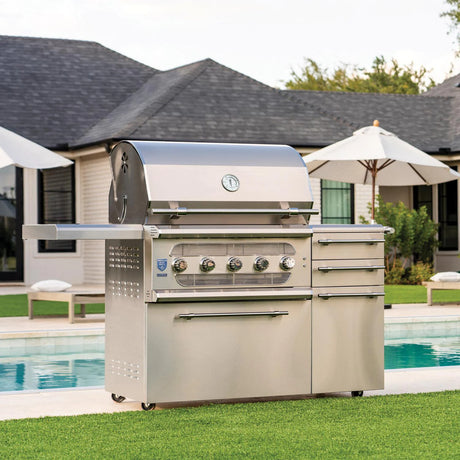 American Made Grills Muscle 36-Inch Freestanding Hybrid Grill - Natural Gas - MUSFS36-NG