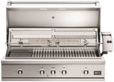 DCS Series 9 Evolution 48-Inch Built-In Gas Grill With Rotisserie, Charcoal Burner & Smoker - Propane - BE1-48RC-L