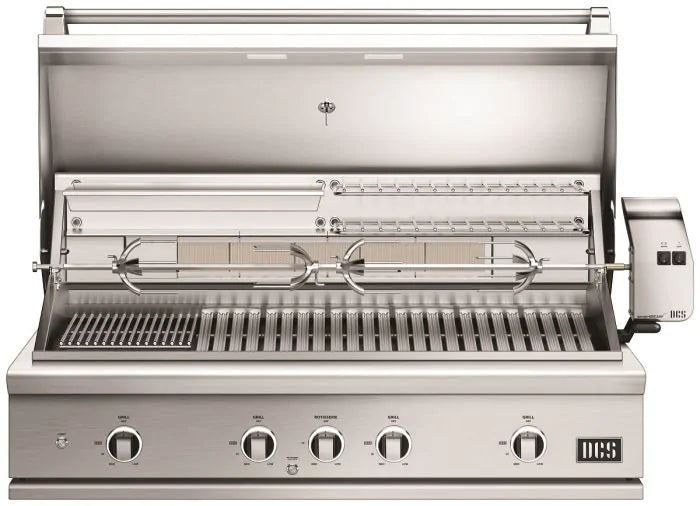 DCS Series 9 Evolution 48-Inch Built-In Gas Grill With Rotisserie, Charcoal Burner & Smoker - Natural Gas - BE1-48RC-N