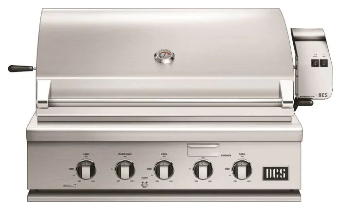 DCS Series 7 Traditional 36-Inch Built-In Gas Grill With Rotisserie & Smoker - Propane - BH1-36R-L