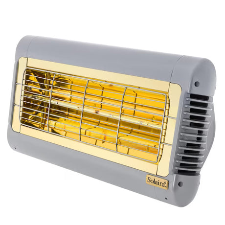 Solaira Alpha Series Electric 16 3/4-Inch Patio Heater - H1 - 1500 Watts - 120V - Silver (1)