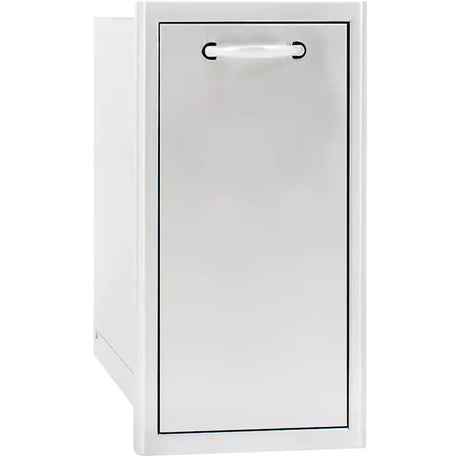 Blaze 13-Inch Narrow Roll-Out Stainless Steel Trash Bin - BLZ-TRNW-DRW2