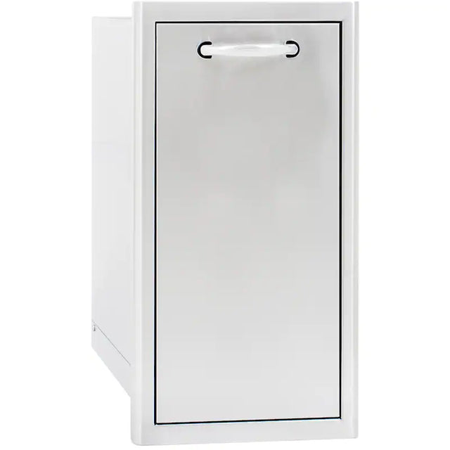 Blaze 13-Inch Narrow Roll-Out Stainless Steel Trash Bin - BLZ-TRNW-DRW2