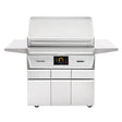 Twin Eagles Wi-Fi Controlled 36-Inch Stainless Steel Pellet Grill and Smoker with Rotisserie On Deluxe Cart