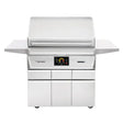 Twin Eagles Wi-Fi Controlled 36-Inch Stainless Steel Pellet Grill and Smoker On Deluxe Cart