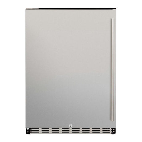 American Made Grills 5.3c Outdoor Rated Fridge Right to Left Opening - AMG-RFR-24S-R