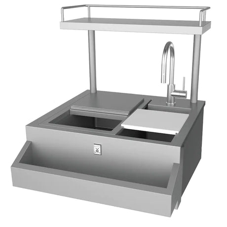 Hestan 30-Inch Refreshment Center with 30-Inch High Shelf - GRCHS30