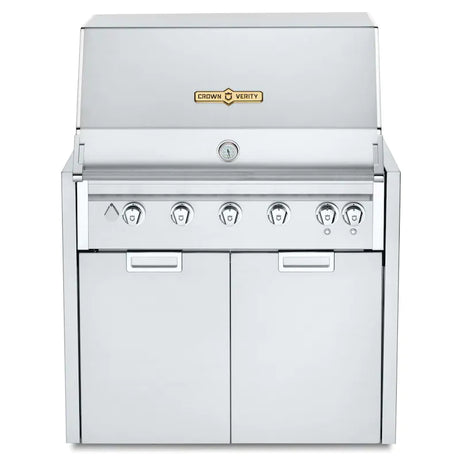 Crown Verity Infinite Series 36-Inch Modular Propane Gas Grill W/ Lights - Bulk Tank - IGM36-SIBULK-LT