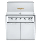 Crown Verity Infinite Series 36-Inch Modular Propane Gas Grill W/ Lights - Bulk Tank - IGM36-SIBULK-LT