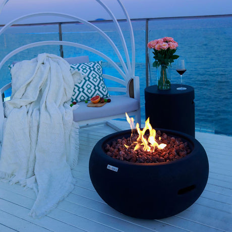Elementi Modeno Newbridge 27-Inch Natural Gas Fire Bowl - OFG138-NG (1)