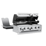 Broil King Imperial S 690i 6-Burner Built-In Natural Gas Grill With Rotisserie & Side Burner - Stainless Steel - 957087