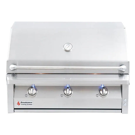 American Renaissance Grill by RCS 36-Inch 3-Burner Built-In Natural Gas Grill - ARG36