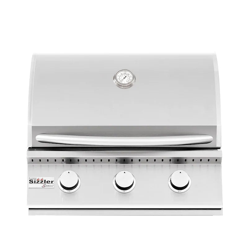 Summerset Sizzler 26-Inch 3-Burner Built-In Propane Gas Grill - SIZ26-LP
