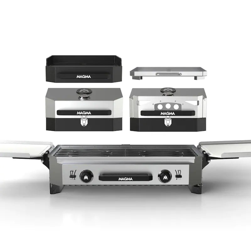 Magma Crossover Double Burner Firebox With Complete Accessory Top Bundle