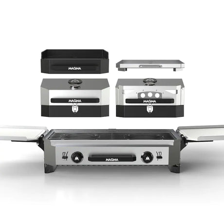 Magma Crossover Double Burner Firebox With Complete Accessory Top Bundle