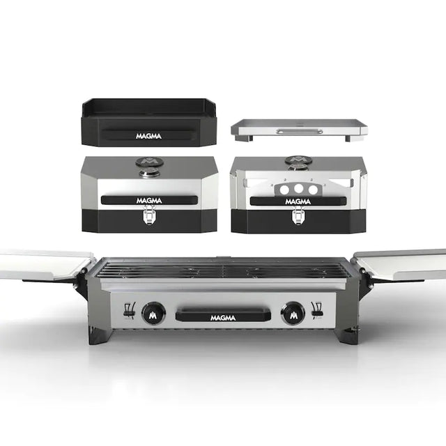Magma Crossover Double Burner Firebox With Complete Accessory Top Bundle