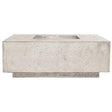 Lakeview Cascata Bay 3 48-Inch Natural Gas Rectangular Fire Pit Table - Natural - SCPH-407-3NG