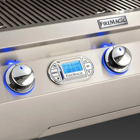 Fire Magic Echelon Diamond E660S 30-Inch Propane Gas Grill W/ Side Burner, Rotisserie, & Digital Thermometer - E660S-8E1P-62
