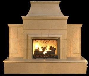 American Fyre Designs Vent Free Grand Cordova Fireplace