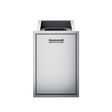 Delta Heat 18-Inch Roll-Out Stainless Steel Trash Bin - DHTD18T-B