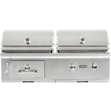 Coyote Centaur 50-Inch Built-In Natural Gas/Charcoal Dual Fuel Grill - C1HY50NG
