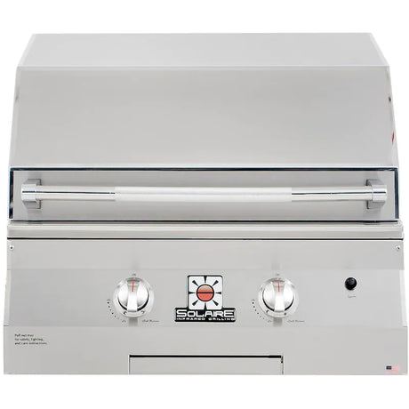Solaire 27 Inch Deluxe Built-In All Infrared Propane Gas Grill - SOL-IRBQ-27GIRXL-LP