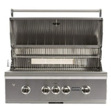Coyote Ready-To-Assemble 8 Ft Outdoor Kitchen Island With 36-Inch S-Series Propane Gas Grill - Stacked Stone/Brown Terra - RTAC-G8-SB-C2SL36LP
