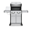 Broil King Baron S 490 PRO IR 4-Burner Natural Gas Grill With Rotisserie and Sear Station - 875947