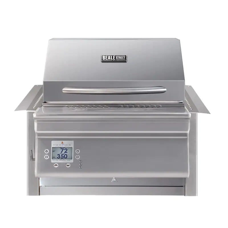 Memphis Grills Beale Street Wi-Fi Controlled 26-Inch Built-In 430 Stainless Steel Pellet Grill - BGBS26