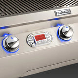 Fire Magic Echelon Diamond E790S 36-Inch Propane Gas Grill W/ Side Burner, One Infrared Burner, Magic View Window, Rotisserie, & Digital Thermometer - E790S-8L1P-62-W
