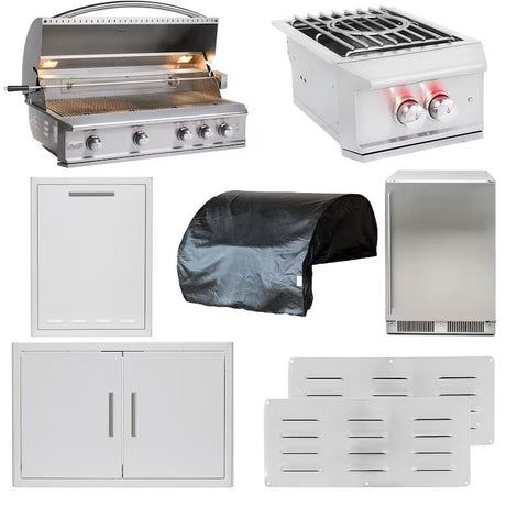 Blaze Professional LUX 8-Piece 44-Inch Propane Outdoor Kitchen Package - BLZ-4PRO-LP-8PC-SC (2)