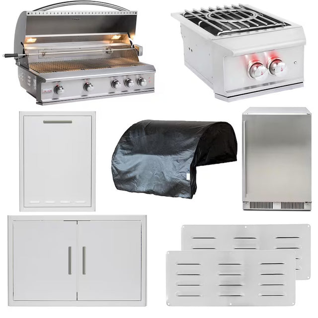 Blaze Professional LUX 8-Piece 44-Inch Propane Outdoor Kitchen Package - BLZ-4PRO-LP-8PC-SC (2)