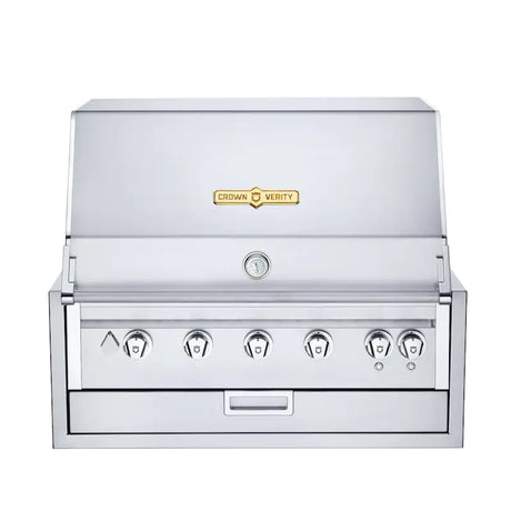 Crown Verity Infinite Series 36-Inch Built-In Propane Gas Grill W/ Lights - IBI36LP-LT