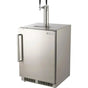 Fire Magic 24-Inch Right Hinge Outdoor Rated Dual Tap Kegerator - 3594-DR