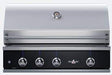 Delta Heat 38-Inch 3-Burner Built-In Natural Gas Grill w/ Rotisserie - Black Control Panel - DHBQ38R-KN