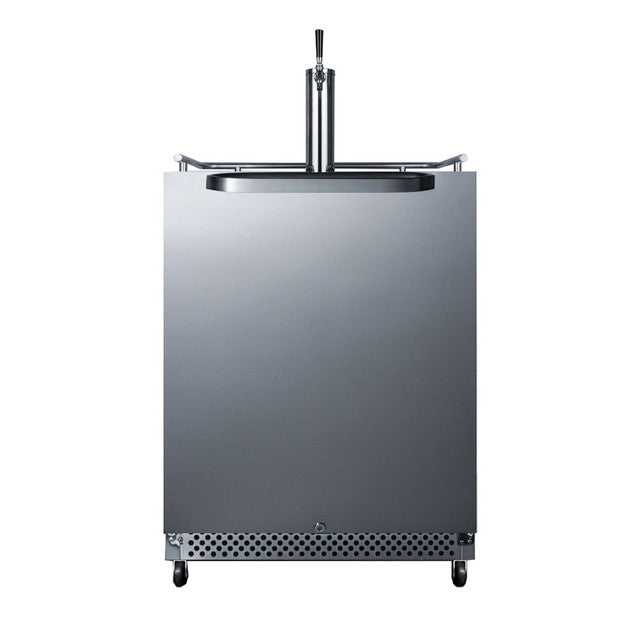 Summit Commercial Outdoor Rated Single Tap Wine Dispenser / Kegerator - SBC696OSWKD